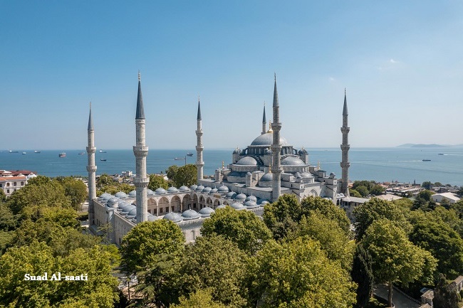 The Sultan Ahmed Mosque in the Fatih District of Istanbul