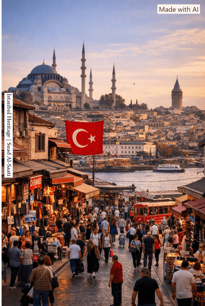 Istanbul's history is full of continuous activity and vitality, as well as the influx of tourists from all over the world.
