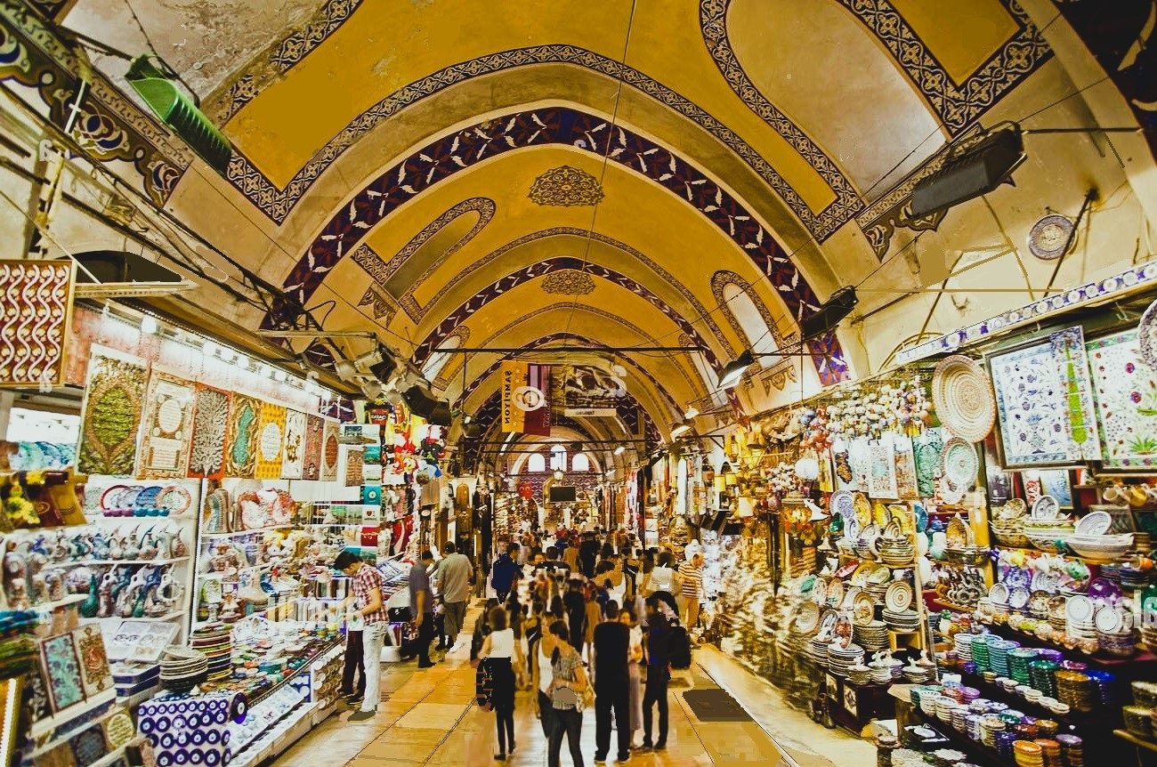 The Grand Bazaar and the Egyptian Bazaar (Spice Bazaar) in Istanbul